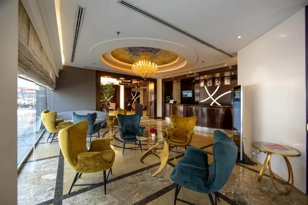 Reception at Number one Tower